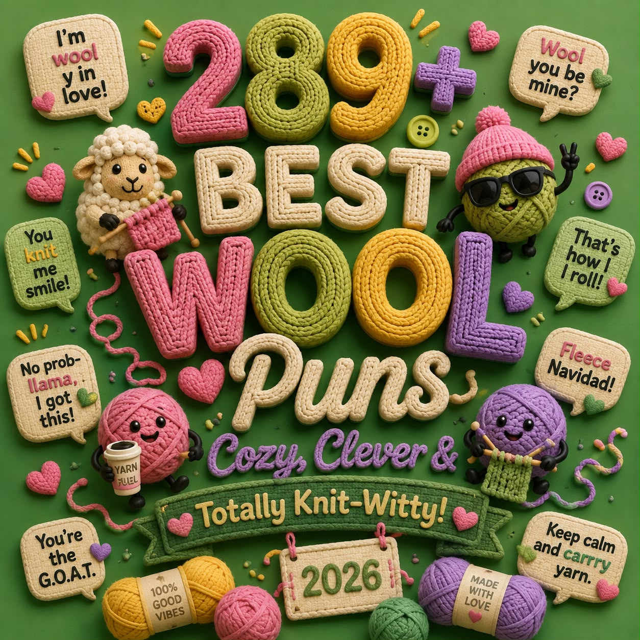 Best Wool Puns Cozy