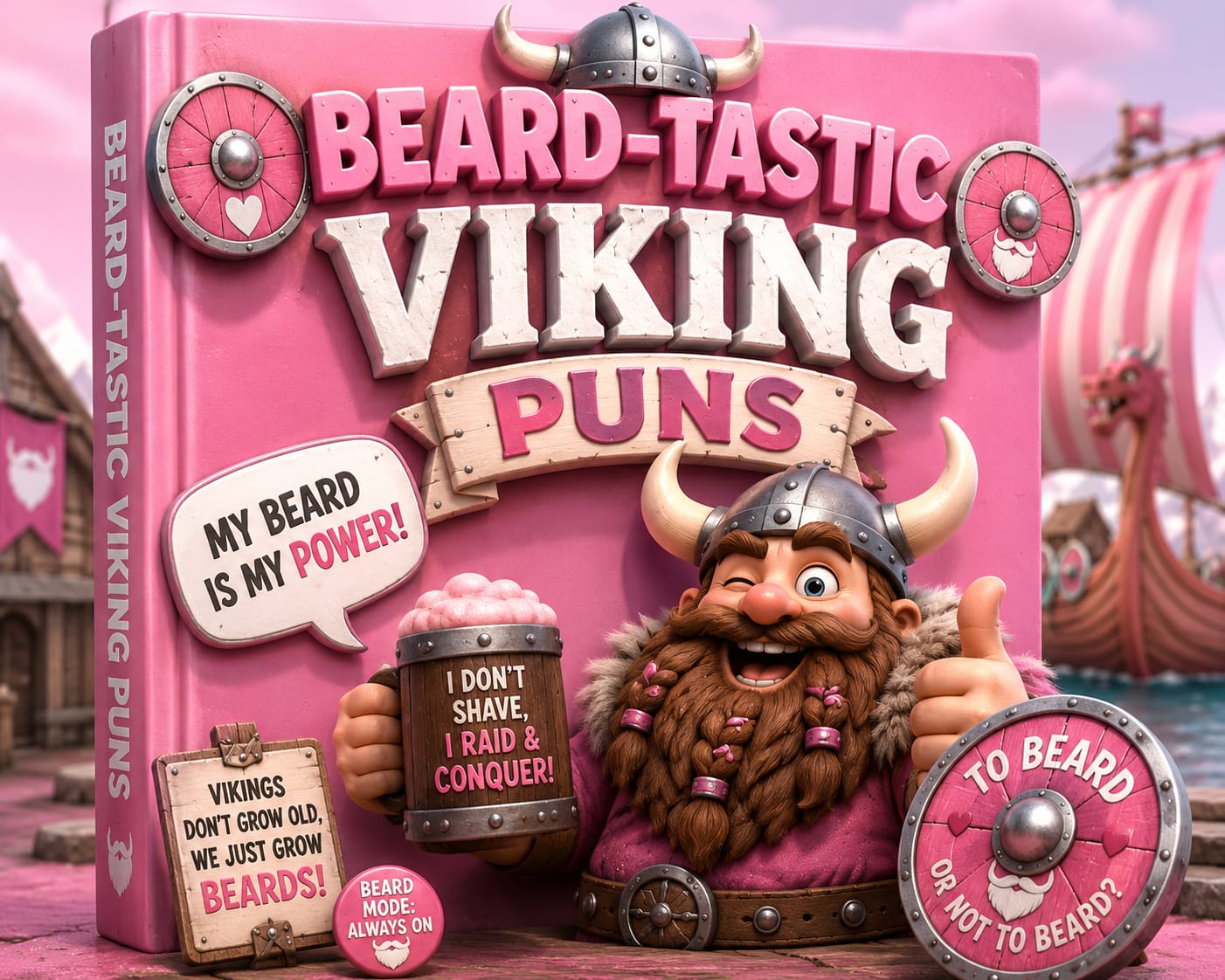 🧔 Beard-tastic Viking Puns