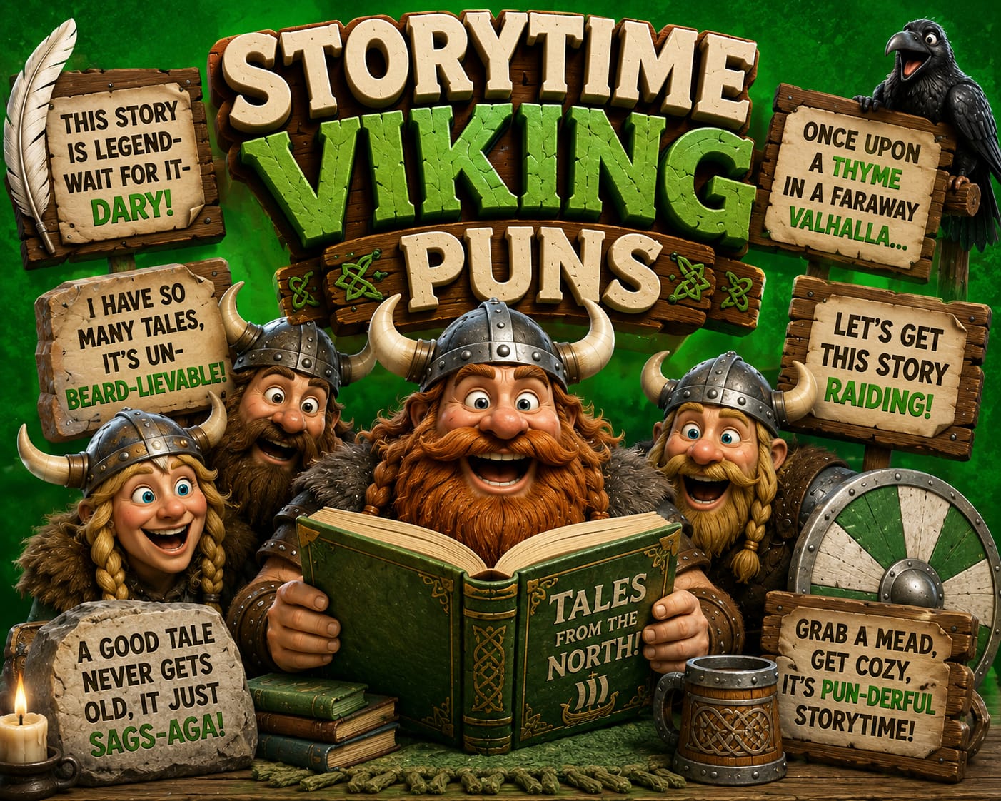 🪶 Storytime Viking Puns