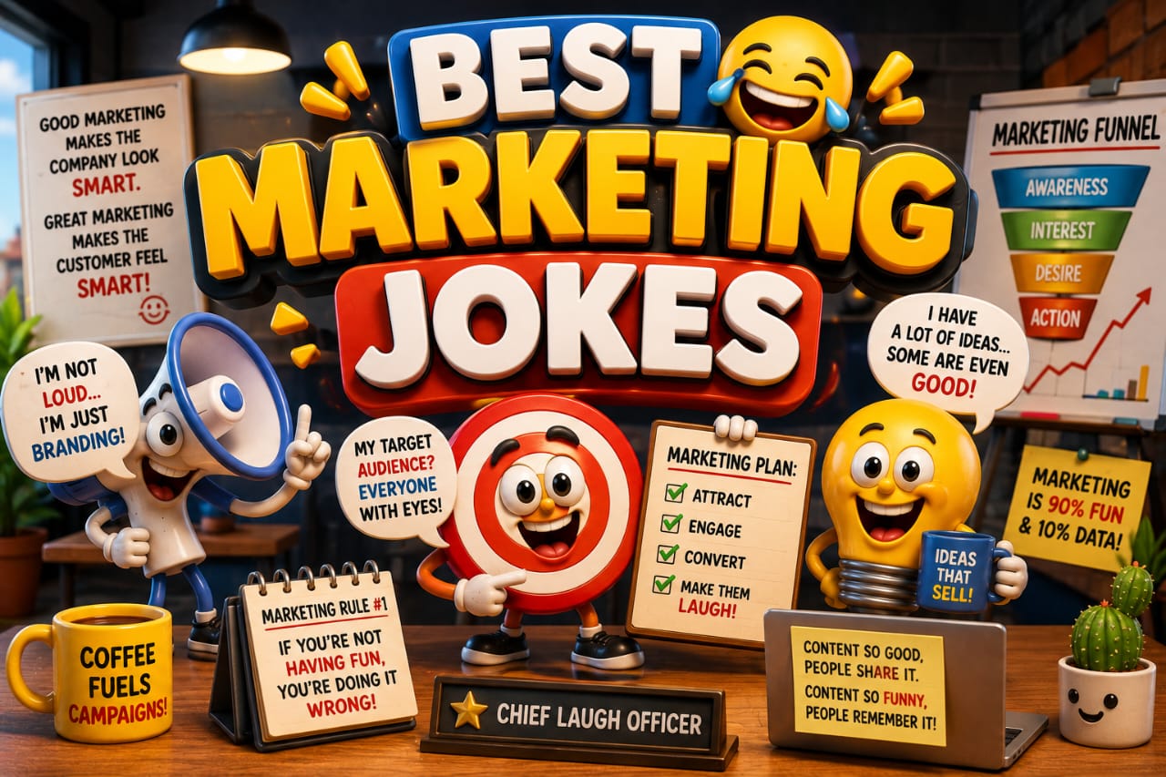 😂 Best Marketing Jokes