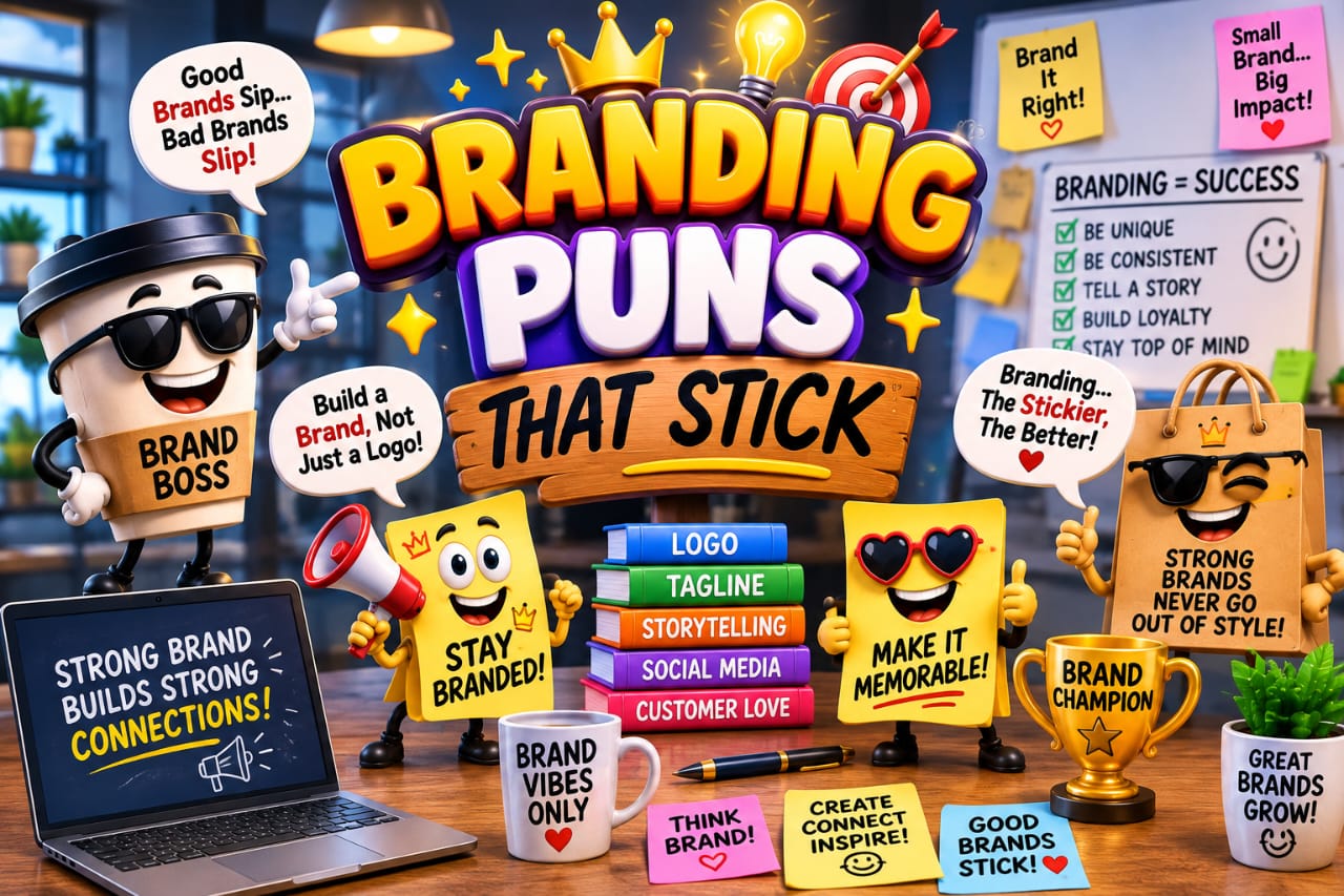 💬 Branding Puns That Stick