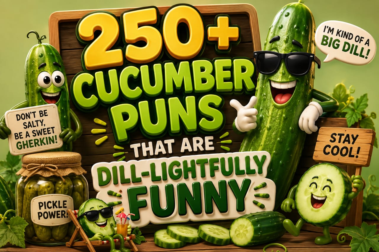 250+ Cucumber Puns That Are Dill-lightfully Funny