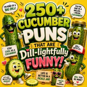 250+ Cucumber Puns