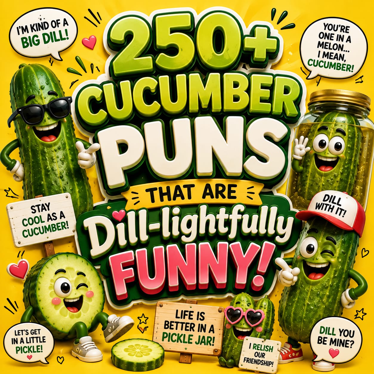 250+ Cucumber Puns