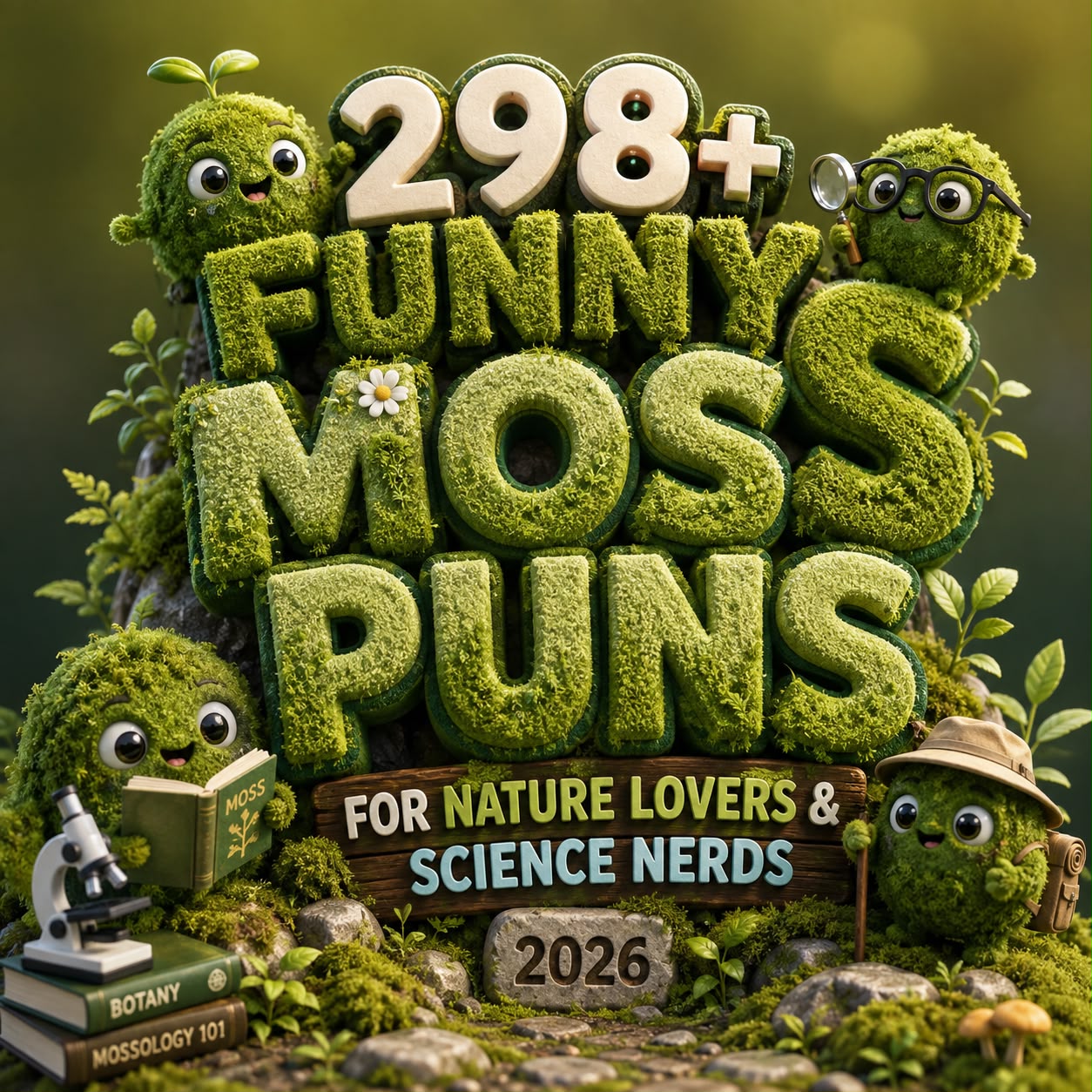 298+ Funny Moss Puns for Nature Lovers & Science Nerds 2026