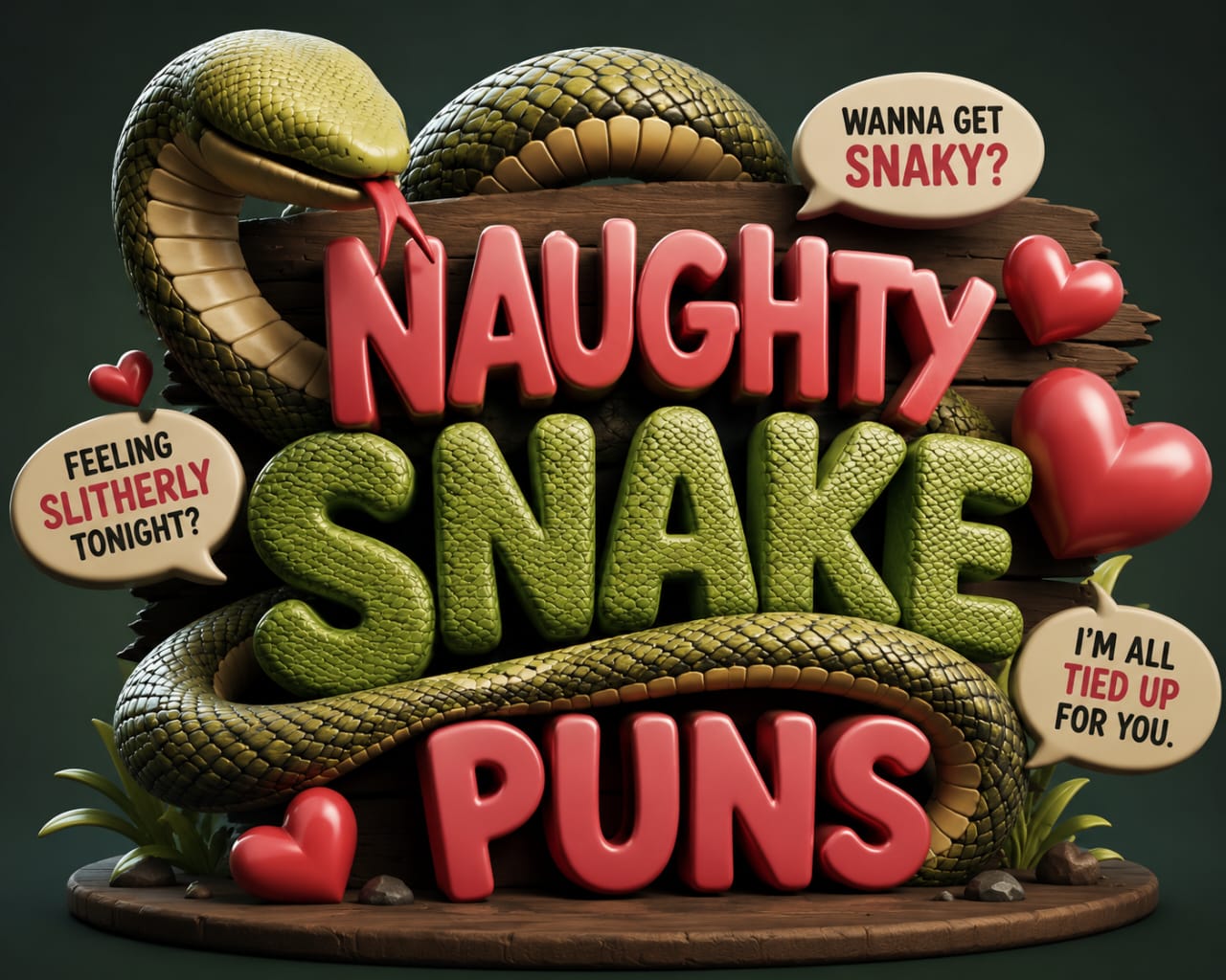 Naughty Snake Puns