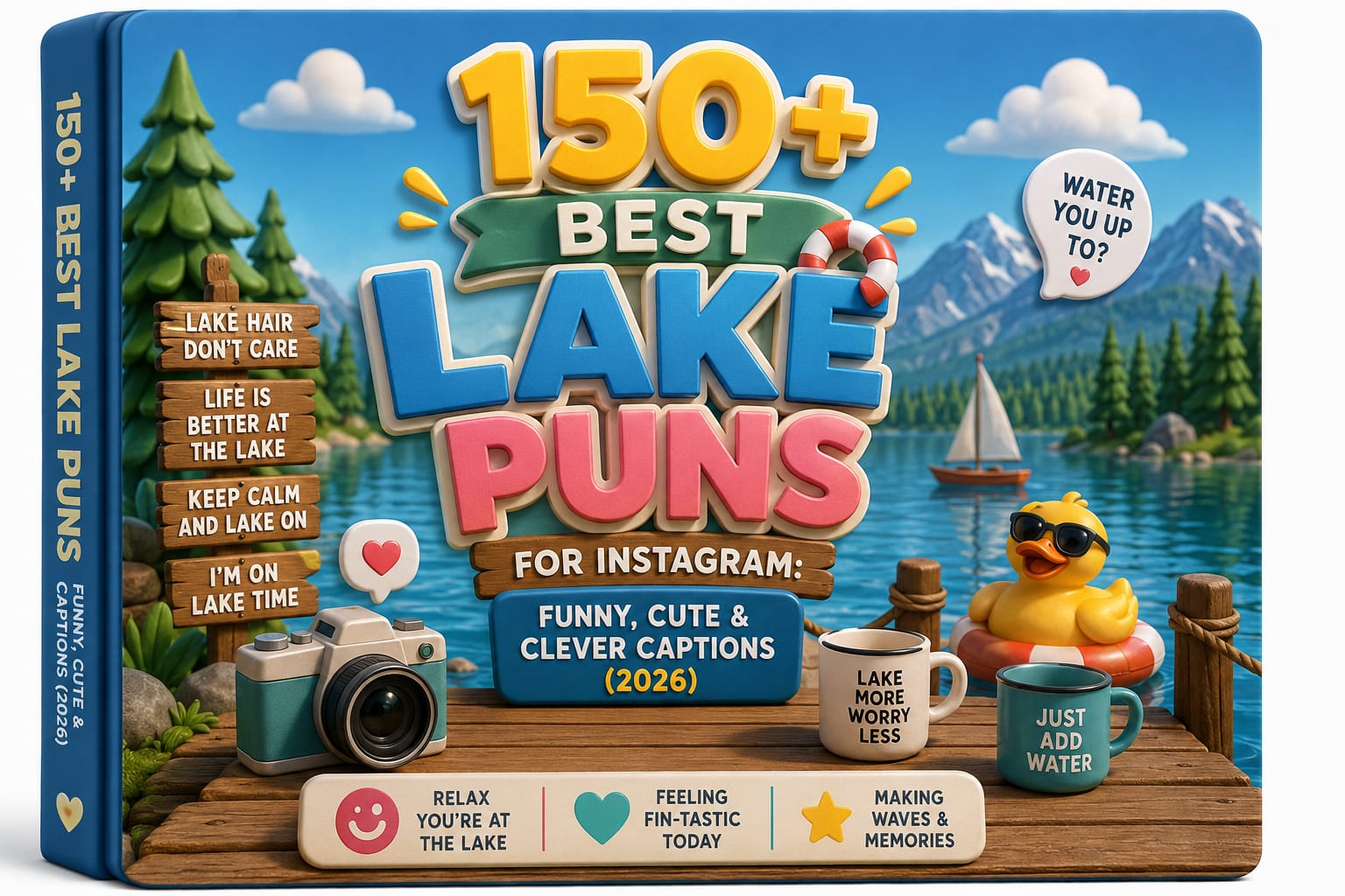 150+ Best Lake Puns for Instagram: Funny, Cute & Clever Captions (2026)