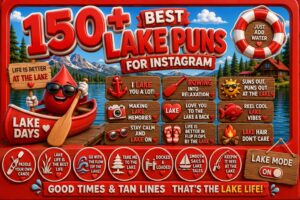 Best Lake Puns for Instagram