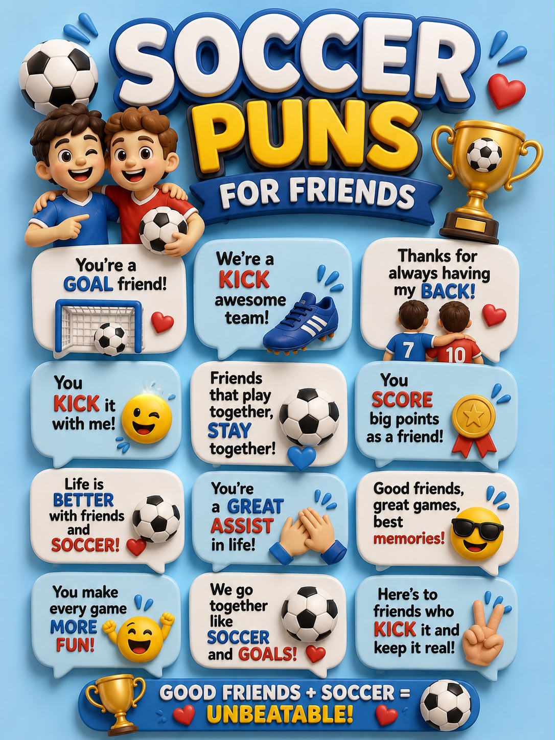 Soccer Puns for Friends