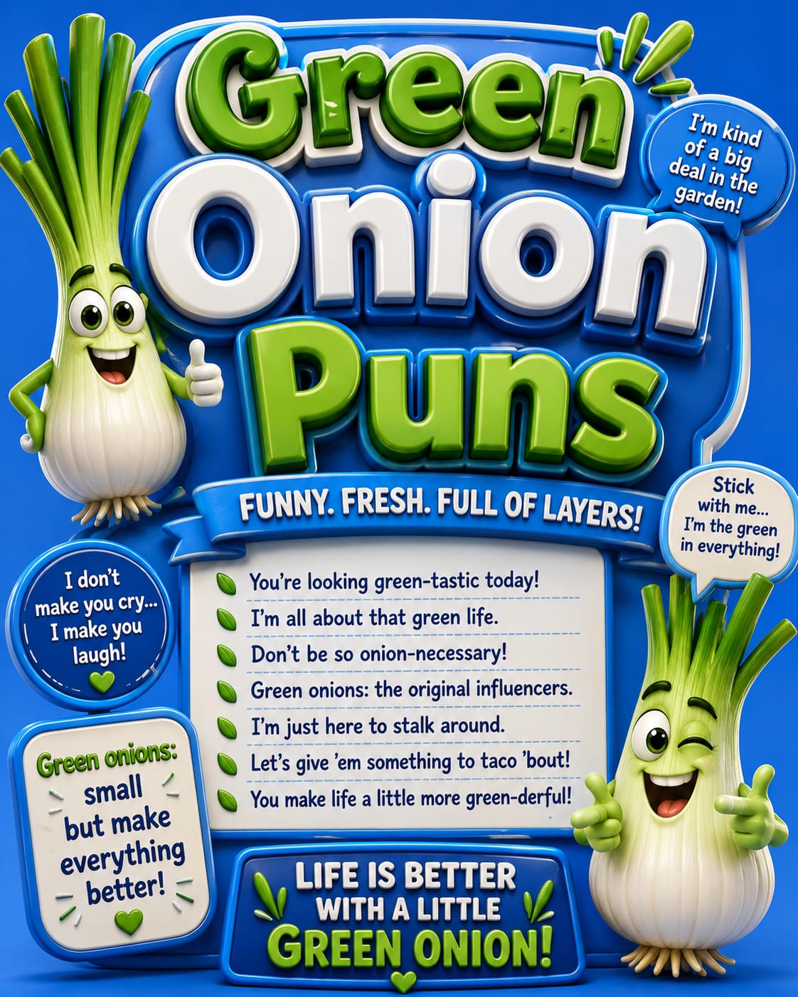 Green Onion Puns