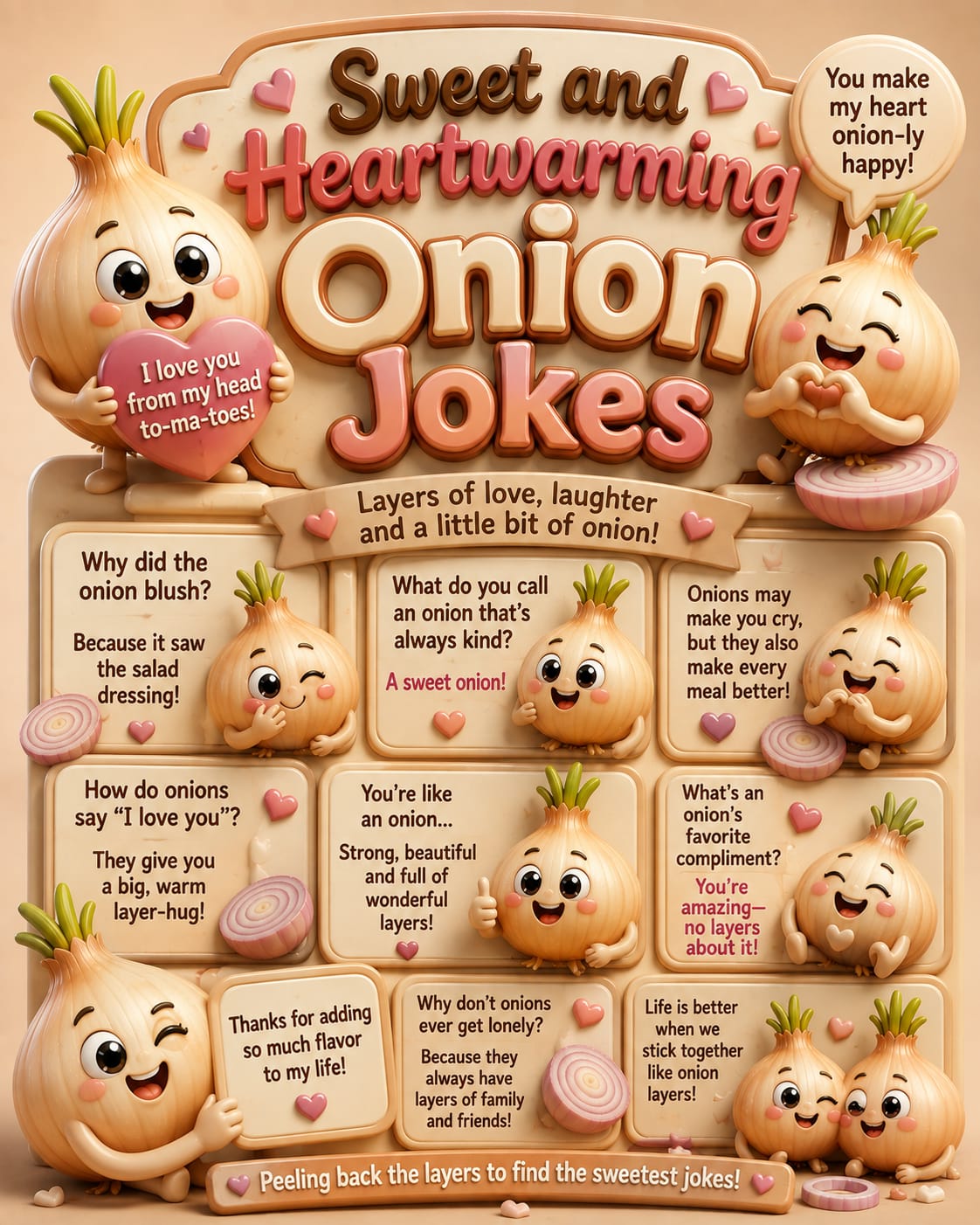 Sweet and Heartwarming Onion Jokes