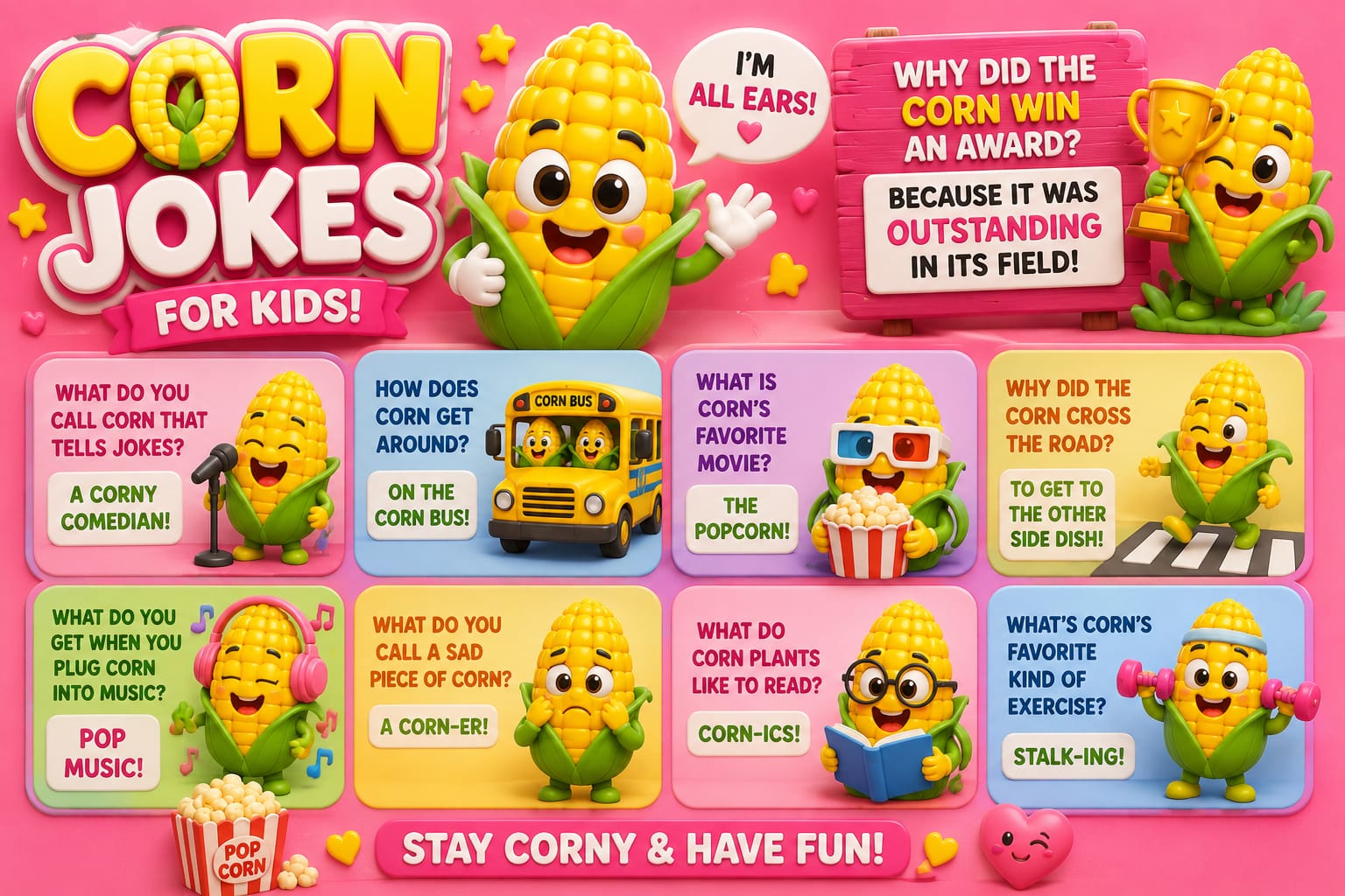 Corn Jokes for Kids