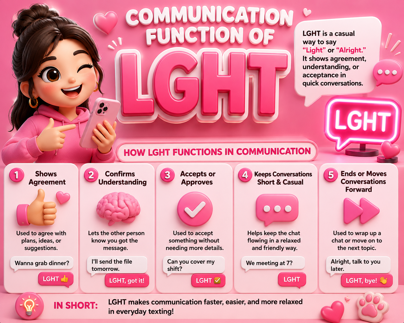 Communication Function Of LGHT