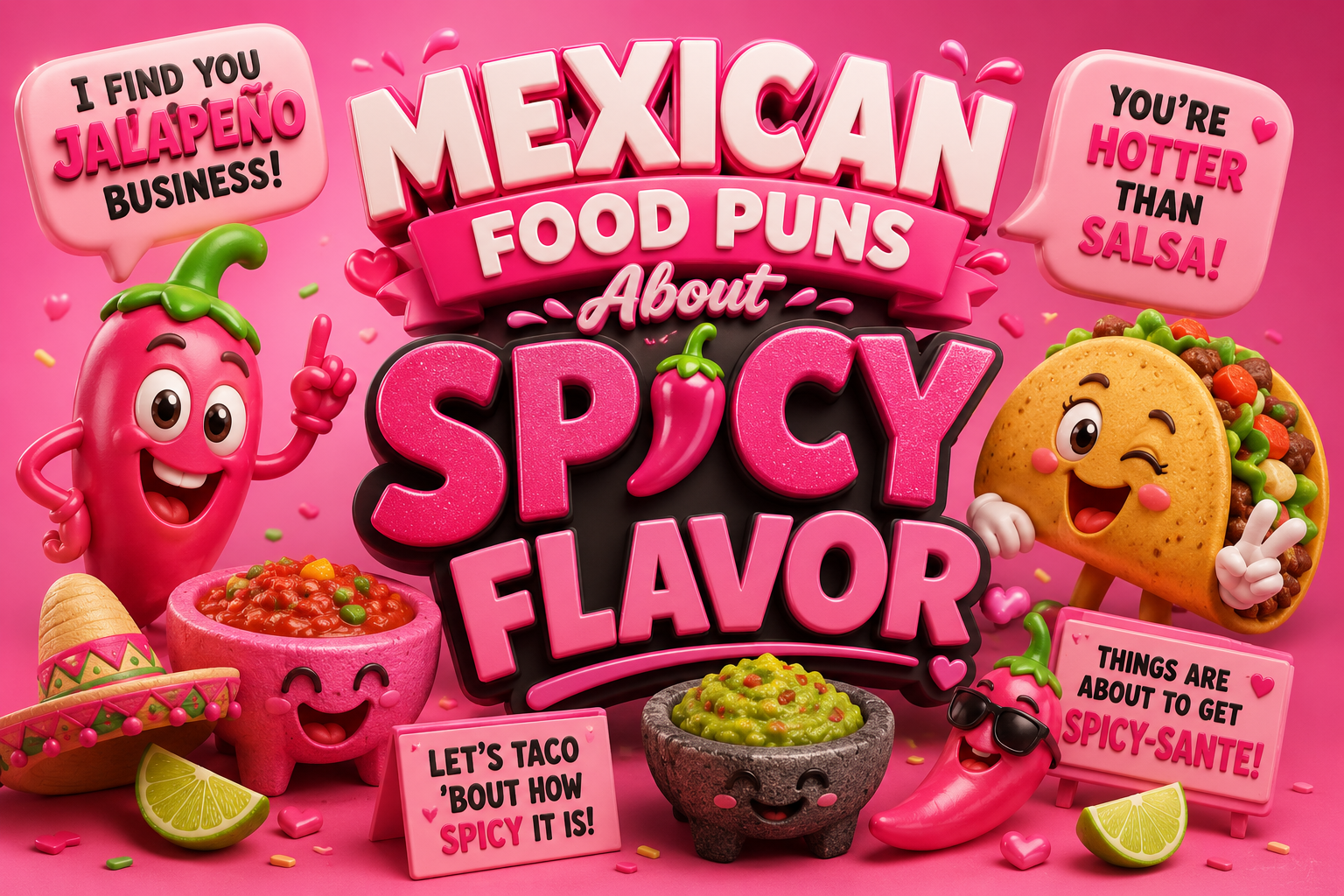 🌶️ Mexican Food Puns About Spicy Flavor