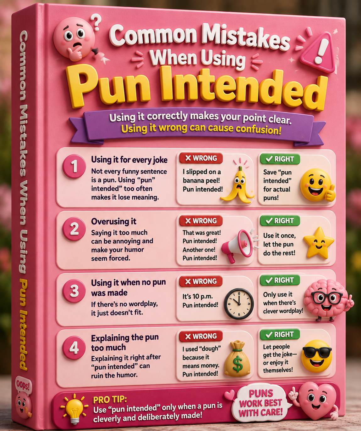 Common Mistakes When Using Pun Intended
