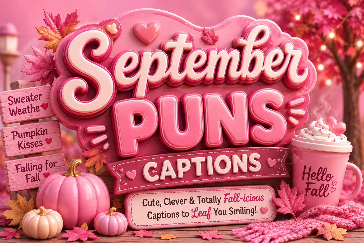 September puns captions