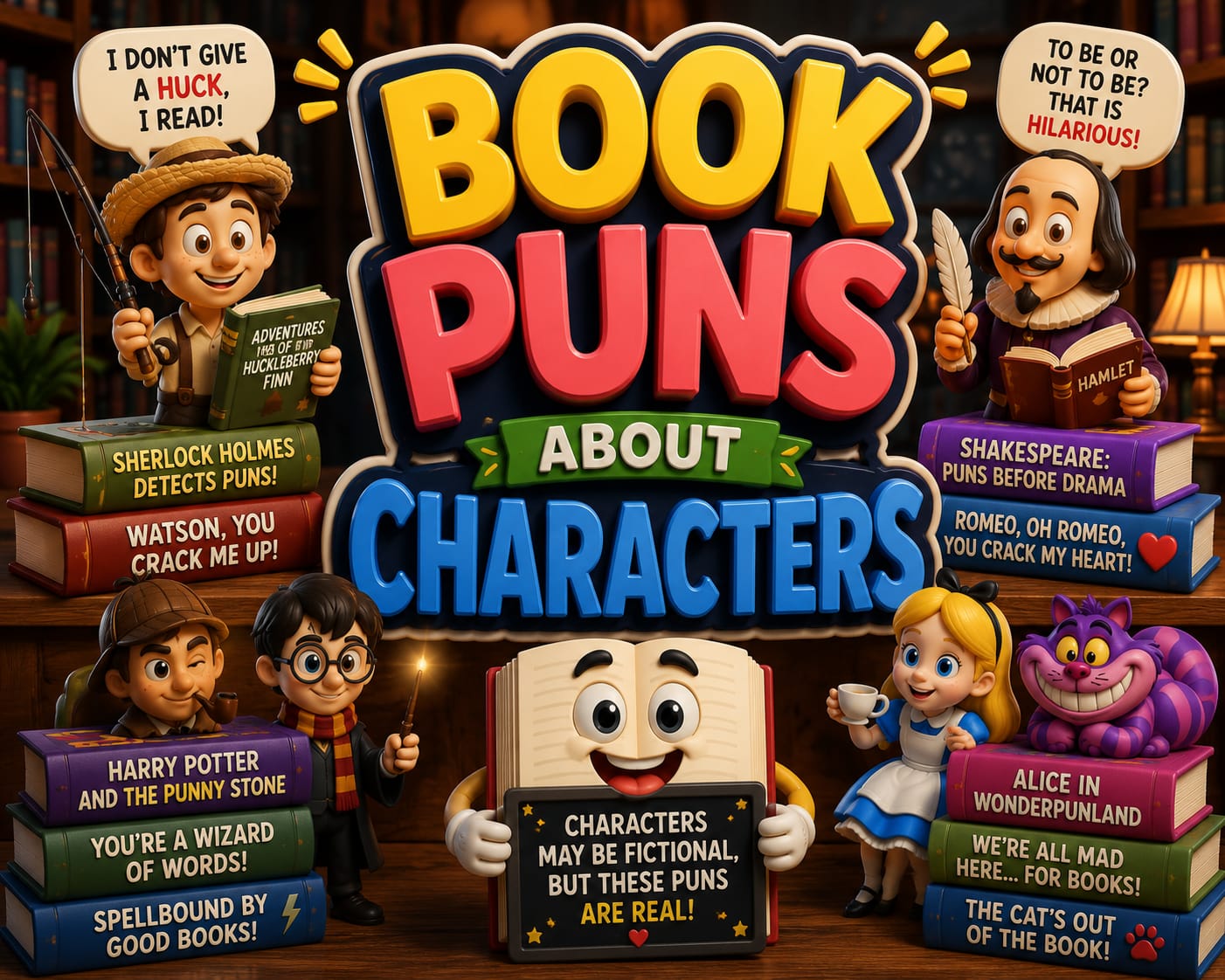 Book Puns About Characters